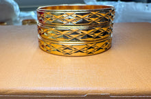 Load image into Gallery viewer, 24k gold Baby sets 0 months  - 2 years old( 3 bangles ) jewelry
