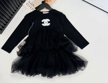 Load image into Gallery viewer, Children black Dress
