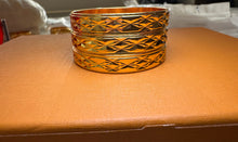 Load image into Gallery viewer, 24k gold Baby sets 0 months  - 2 years old( 3 bangles ) jewelry

