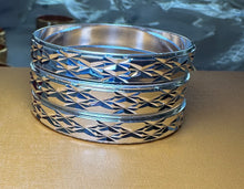 Load image into Gallery viewer, 3-5 business days shipping Silver Baby sets 0 months  - 2 years old( 3 bangles ) jewelry
