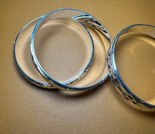 Load image into Gallery viewer, 3-5 business days shipping Silver Baby sets 0 months  - 2 years old( 3 bangles ) jewelry
