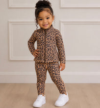 Load image into Gallery viewer, Leopard print yoga set for kids 3-5 days shipping💕
